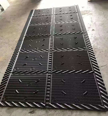 Wypełnienie czarnej wieży chłodniczej Pakiet wieży chłodniczej Wypełniacz PCV 810 mm